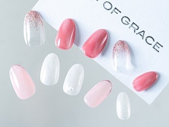 オブ グレイス(Of Grace)の写真/センスの光るシンプルデザインで、洗練された大人の指先へ～美しい艶、納得の持ちに定評あり★[定額¥6620~]