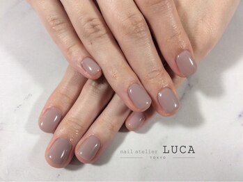 ネイルアトリエルカ(nail atelier LUCA)/S-81 大人上品グレージュネイル