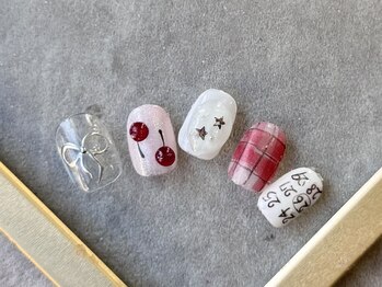 つめノさき/さくらんぼネイル