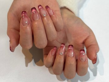 ラピス(Lapis)/マグネット/フレンチ/ピンク