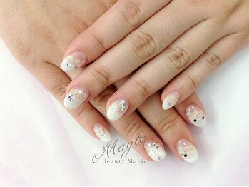 ネイルサロン ビューティーマジック 川口店/ななめフレンチ