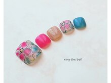 リング ザ ベル(ring the bell)/FOOT☆手書きフラワーアート