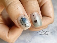 アイヴィー(IVY)/デザインネイル-ターコイズ