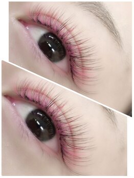 アバレ 久茂地店(AVALE)/ボリュームラッシュ ピンクと黒