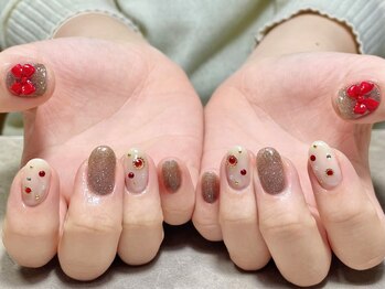エイミー(amy.)の写真/【当店人気No.1☆デザイン定額￥7000】季節に合わせたデザインが毎月更新！10種類から選べるお得なプラン♪