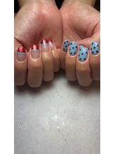 イロカ(Iroca)/ドット×フレンチネイル☆