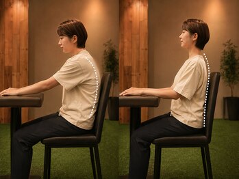 シーアップ(C-up)の写真/【姿勢が変わると見た目も変わる】猫背/巻き肩/反り腰/骨盤の歪みを整え、美しい姿勢としなやかな身体へ◎