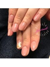 ファッシネイル(fascinail)/ツイードフラワーネイル