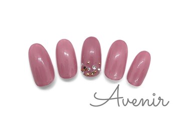 アヴィニール 表参道(Avenir)/エレガントビジュー　ネイル