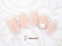 リモアネイル(limore nail)/ 先端ラメ☆