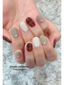 プライベート ネイルサロン マーマ(murmur)/ニットネイル