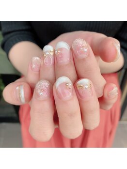 トータルサロン 白べぇーっ プラス/☆ホワイトクリスマスネイル☆