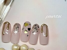 ミラー×ホロネイル