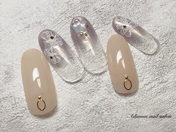 アダマス(Adamas)/花柄ネイル