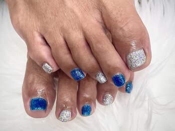 イマージュ(image)/ギラギラフットネイル☆SAYAKA