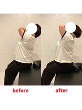 ナオル整体 福岡香椎院(NAORU整体)/40代女性施術事例【体の柔軟性】