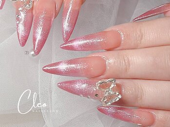 ネイルサロン クレオ(Cleo)の写真/ジェル素材チップで自爪に優しい＊思わず魅せたくなるような美しい指先に！JNA1級所持のネイリスト揃い♪