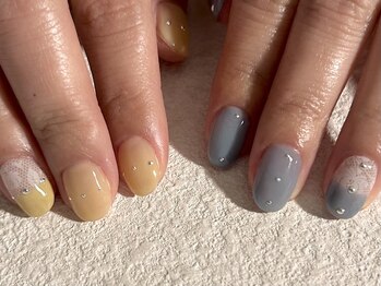 リウール(Re HEUR)/カジュアルモードなレースネイル