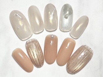 ネイルサロン ヴェリィ 横浜店(NAIL SALON Very)の写真/上品かつハイセンスなデザイン多数♪使用するジェルにもこだわり,丁寧な施術で長持ち♪スクール併設サロン!