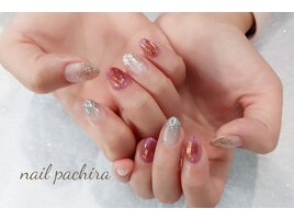 シンプルホイルネイル