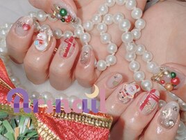 クリスマスパーツネイル