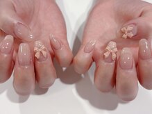 ローラン(LORAN)/スキンカラーリボンネイル