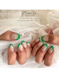 韓国発VALLANAILフレンチネイル