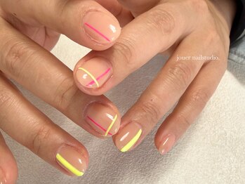 ジュエ ネイルスタジオ(jouer nailstudio.)/ラインネイル