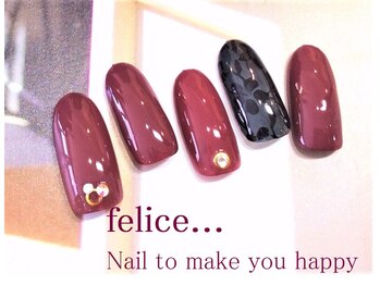 ネイルサロン フェリーチェ(felice)/【定額ネイル】¥6980