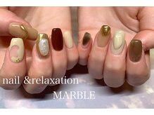 ネイルアンドリラクゼーション マーブル(MARBLE)/つけ放題¥7700