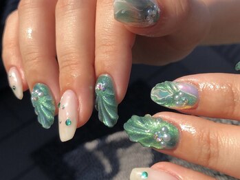 アンネ 表参道(ANNE)/持ち込み マーメイドネイル