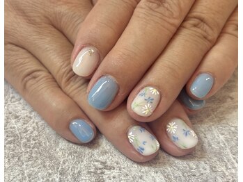 ガーデン ヘア&エステ&ネイル Garden/ネモフィラネイル