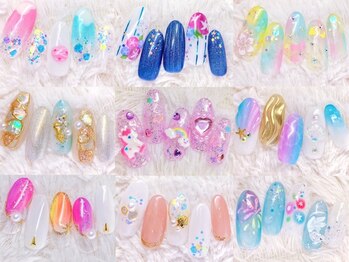 ラルネイル 大宮(Lull. nail)の写真/《◆EVENT◆Lull.nail☆Summer初回オフ込￥7900》アートやパーツが豊富な定額コース♪イベントや推し活に◎