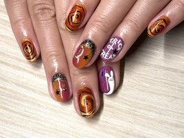 ハロウィンネイル