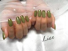 リアン 京都四条河原町店(Lian)/ミラーフレンチネイル