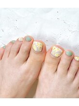 ネイルサロン きらら 藤沢本店/ミモザネイル