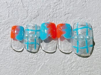 ネイルビート(NAIL BEAT)/クリアチェックネイル