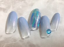 ビューティーネイルサロン クリアーズ(Clears)/爽やかブルー