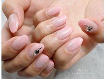 メニティ(MeniTy)/ホワイト×ピンクグラデーション