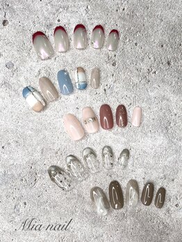 ミア(Mia)/1月 定額ネイルA☆