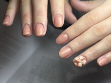 サロンドファン(salon de Fan)/コーラルピンクにリボン♪