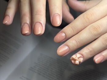 サロンドファン(salon de Fan)/コーラルピンクにリボン♪