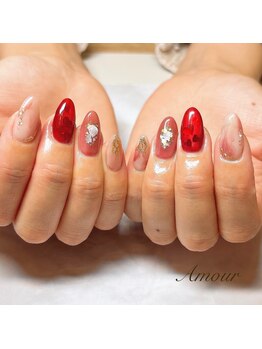 アムール(Amour)/ハートホロネイル♪