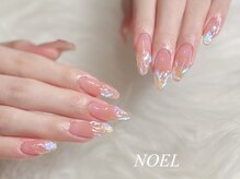ノエル ネイル(NOEL)/オーロラネイルで華やかさUP♪