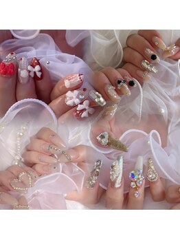 アール(A'lu)の写真/沢山のカラー、パーツをご用意しておりますので、理想のデザインは当店にお任せください★理想の指先に◎