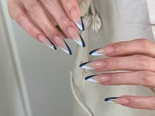 Best Nail 銀座店【ワンホンネイル・スカルプ・パラジェル・上品ジェルネイル】/斜めフレンチ