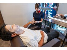 メンズ眉毛＆メンズ美容専門サロン ミダシー 藤沢店【眉毛/アイブロウ/メンズ脱毛】/リラックスしながら美容ケア