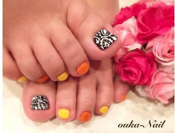 桜花ネイルサロン/フット★フルアート7000円