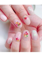 ネイルサロン ティアラリュクス 市川北口店(Tiara Luxe)/押し花ネイル
