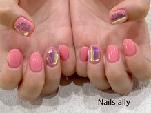 ネイルズアリー 立川店(Nails ally)/うるうるネイル×氷ネイル×夏